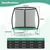 Costway Zunanji trampolin 8FT zelen