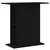 Greatstore Stojalo za akvarij črno 36x75x72,5 cm inženirski les