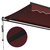Tenda na automatsko uvlačenje bordo 500 x 350 cm
