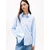 Tommy Jeans Bluza modra/bela