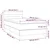 Vidaxl Box spring postelja z vzmetnico taupe 100x200 cm blago