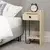 Hanah Home Noćni ormarić Sirius 32x61x30cm Hrast