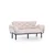 Atelier del Sofa Trosed na razvlačenje Nitta 185x85x70cm Krem