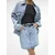 Vero Moda Jeans krilo Tessa 10301536 Modra Regular Fit