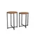 Hanah Home Klub sto Neta 35x55x35cm Hrast