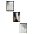 Wallity Uramljena slika Huhu484S, 30x40 cm , 3 dela