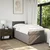 Vidaxl Box spring postelja z vzmetnico taupe 90x190 cm blago