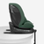KikkaBoo Autosedište 40-150 cm I-Orbit premium I-SIZE ISOFIX sa potpornom nogom Army Green (KKB70088)