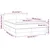 Vidaxl Box spring postelja z vzmetnico bel 140x190 cm umetno usnje