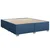 Vidaxl Box spring postelja z vzmetnico modra 180x200 cm blago