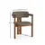 Hanah Home Trpezarijska stolica 58x76x49cm Orah