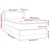 Vidaxl Box spring postelja z vzmetnico temno siva 80x200 cm blago