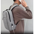 NCC-15-KLB011 Gembird Ranac poslovni Sivi za laptop 15,6inc 41x28x12cm USB konektor