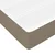 Vidaxl Box spring postelja z vzmetnico taupe 140x190 cm blago