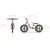 ChillaFish Balans bicikl Charlie Sport, 12in., Roze