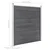 Vidaxl Vrtna ograja WPC 1045x186 cm siva