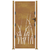 Vrtna vrata 100x200 cm Corten čelik dizajn trave