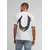 True Religion Majica Nu Brush črna/bela