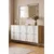 Hanah Home komoda Slim 120, 120 cm, hrast Sapphire / bela