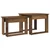 vidaXL Set kavno mizico 2 pcs Star les Konstruiran les