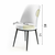 HANAH HOME Set 4 stolice Dexa Grey White