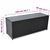 VIDAXL zunanja škatla za shranjevanje iz poli ratana (150x50x60cm), črna