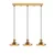 Opviq Luster Gullu-182Gold-2, 72x22x109cm, IP20, Zlatne boje