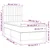Vidaxl Box spring postelja z vzmetnico moder 90x200 cm blago