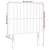 Vidaxl LED posteljno vzglavje krem 80x5x118/128 cm blago