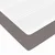 Vidaxl Konstrukcija postelje z vzmetnico Taupe 120 x 200 cm blago
