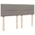 Vidaxl Box spring postelja z vzmetnico taupe 140x190 cm blago