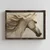 WallXpert uramljena MDF slika NAL179-70, glava belog konja sa razvijenom grivom, 50 x 70 cm