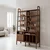 Hanah Home polica za knjige CPT4781-190, 120 cm, orah