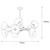 Conceptum Hypnose Luster Dram-1091, 60cm 75x75 cm 10xE27, 40W