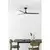 FARO 33809WT - Plafonski ventilator HEYWOOD L drvo/crna, prečnik 132 cm WT + DO