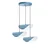 Opviq Luster Vatoz-Nus-6141, 75-112cm, 50 cm, 3xE27, Plavi