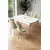 HANAH HOME Rasklopivi trpezarijski sto i stolice (5 delova) Nira White Chrome Cream