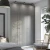 PAX / GULLABERG Kombinacija garderobera, bela/siva, 150x60x236 cm
