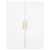 vidaXL Stenska omarica bela 69,5x34x90 cm