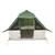 Tipi šator s krovom s pohranom Zelena 358 x 296 x 258 cm taft