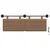 Viseće uzglavlje kreveta Boja cappuccina Umjetna koža