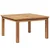 Kava Stol Smeđa 60 x 60 x 36 cm Čvrsto teak drvo