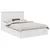 Krevet s od storage Bijelo 140 x 190 cm Konstruirano drvo