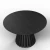 Bessagi Home Raztegljiva Miza Ennio, 120-200x120, Črna