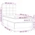 Vidaxl Box spring postelja z vzmetnico krem 100x200 cm blago