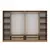 Hanah home Ormar Kale 270x190x52cm Bež