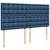 Vidaxl Box spring postelja z vzmetnico modra 200x200 cm blago