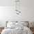 Opviq Luster Eger-Mr-964, 75-106cm, O50 cm, 3xE27, Zeleni