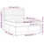 Vidaxl Box spring postelja z vzmetnico LED modra 140x200 cm blago