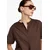 COMMA Bluza temno rjava